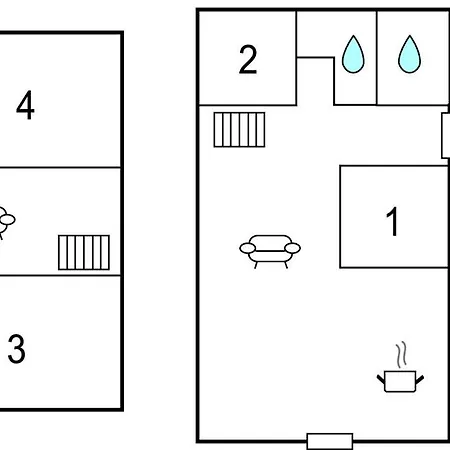 Дом отдыха 4 Bedroom Stunning In Эйер